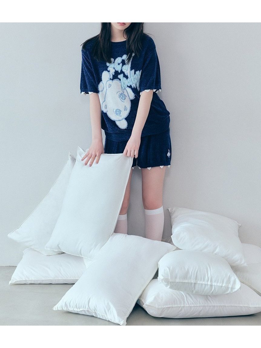 【スナイデル ホーム/SNIDEL HOME】の【限定カラーあり】【icy baby】【SorbetTouchCool】【接触冷感】ショートパンツ インテリア・キッズ・メンズ・レディースファッション・服の通販 founy(ファニー) 　ファッション　Fashion　レディースファッション　Fashion for Women　パンツ　Pants & Trousers　ショートパンツ・ハーフパンツ　High-Waisted & Relaxed Shorts　イラスト　Illustration　カーディガン　Cardigan, Knitwear　コレクション　Collection, Seasonal Line　ショート　Short, Short Length　雑誌　Magazine, Fashion Magazine　モチーフ　Motif, Design Theme　夏　Summer　NVY[089]|ID: prp329100004624227 ipo3291000000033205695