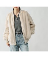 【グローバルワーク/GLOBAL WORK】のリバーシブルファーブルゾン/497161 人気、トレンドファッション・服の通販 founy(ファニー) ファッション Fashion レディースファッション Fashion for Women アウター Coat / Outerwear Collection ブルゾンジャケット・スポーティアウター Blouson Jackets おすすめ Recommended / Our Picks キャミワンピース Cami Dress, Slip Dress シンプル Simple, Minimal タフタ Taffeta, Structured Fabric フェイクファー Faux Fur, Imitation Fur ポケット Pocket, Pocket Detail リバーシブル Reversible, Two-Sided 軽量 Lightweight, Ultra Light 防寒 Cold Protection, Winter-Ready |ID:prp329100004624231