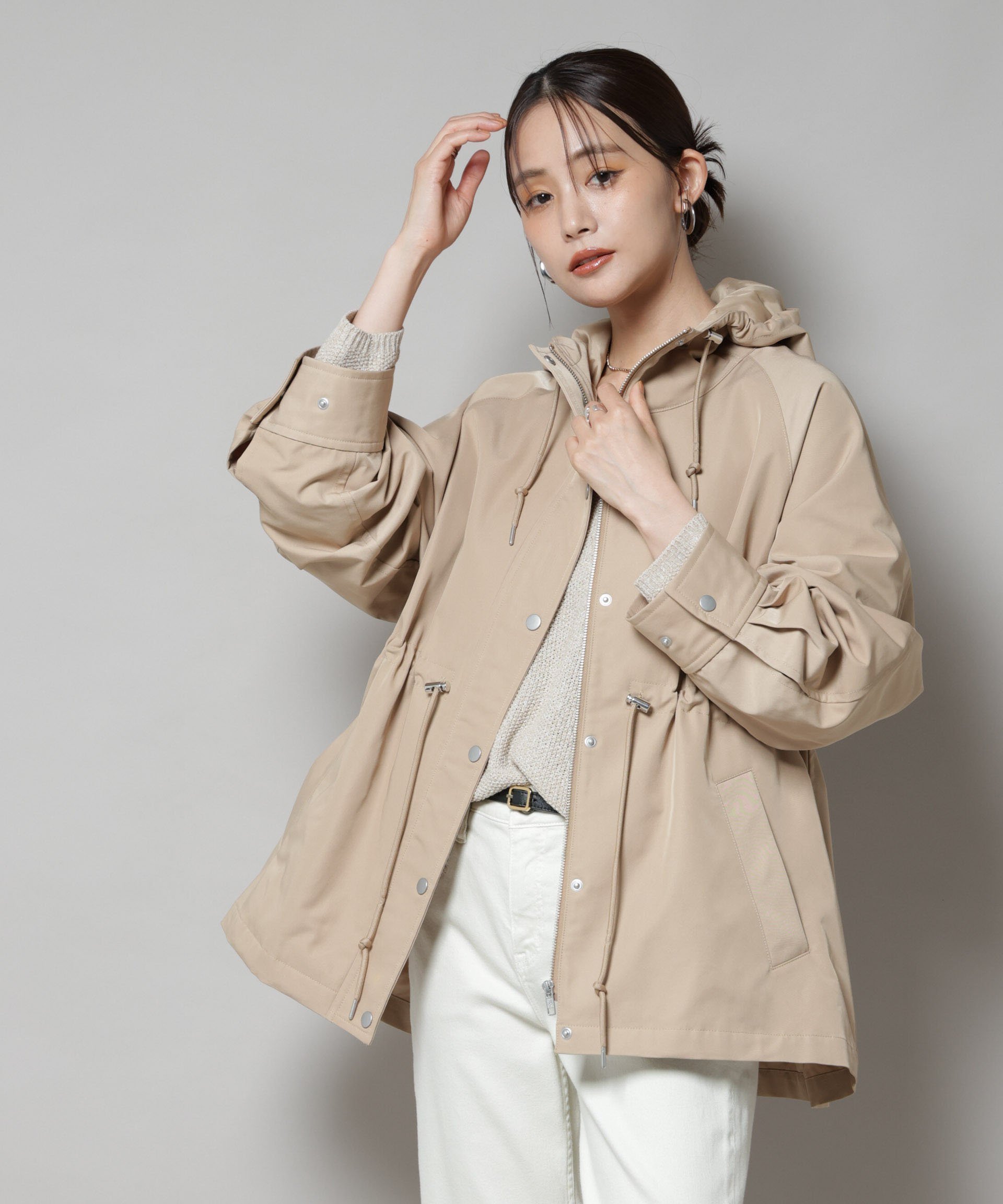 【ナノ ユニバース/nano universe】の撥水加工フードブルゾン 人気、トレンドファッション・服の通販 founy(ファニー) 　ファッション　Fashion　レディースファッション　Fashion for Women　アウター　Coat / Outerwear Collection　ブルゾンジャケット・スポーティアウター　Blouson Jackets　ウォッシャブル　Machine Washable　デニム　Denim, Jeans Material　フレア　Flare, Flared　ブルゾン　Blouson, Bomber Jacket　ポケット　Pocket, Pocket Detail　ワイド　Wide, Wide Fit　おすすめ　Recommended / Our Picks　旅行　Travel　ビジネス 仕事 通勤　Business / Work / Commuting　2025年　2025　2025-2026秋冬・A/W　Autumn/Winter 2025–26 AW25–26　 other-1|ID: prp329100004624267 ipo3291000000034400321