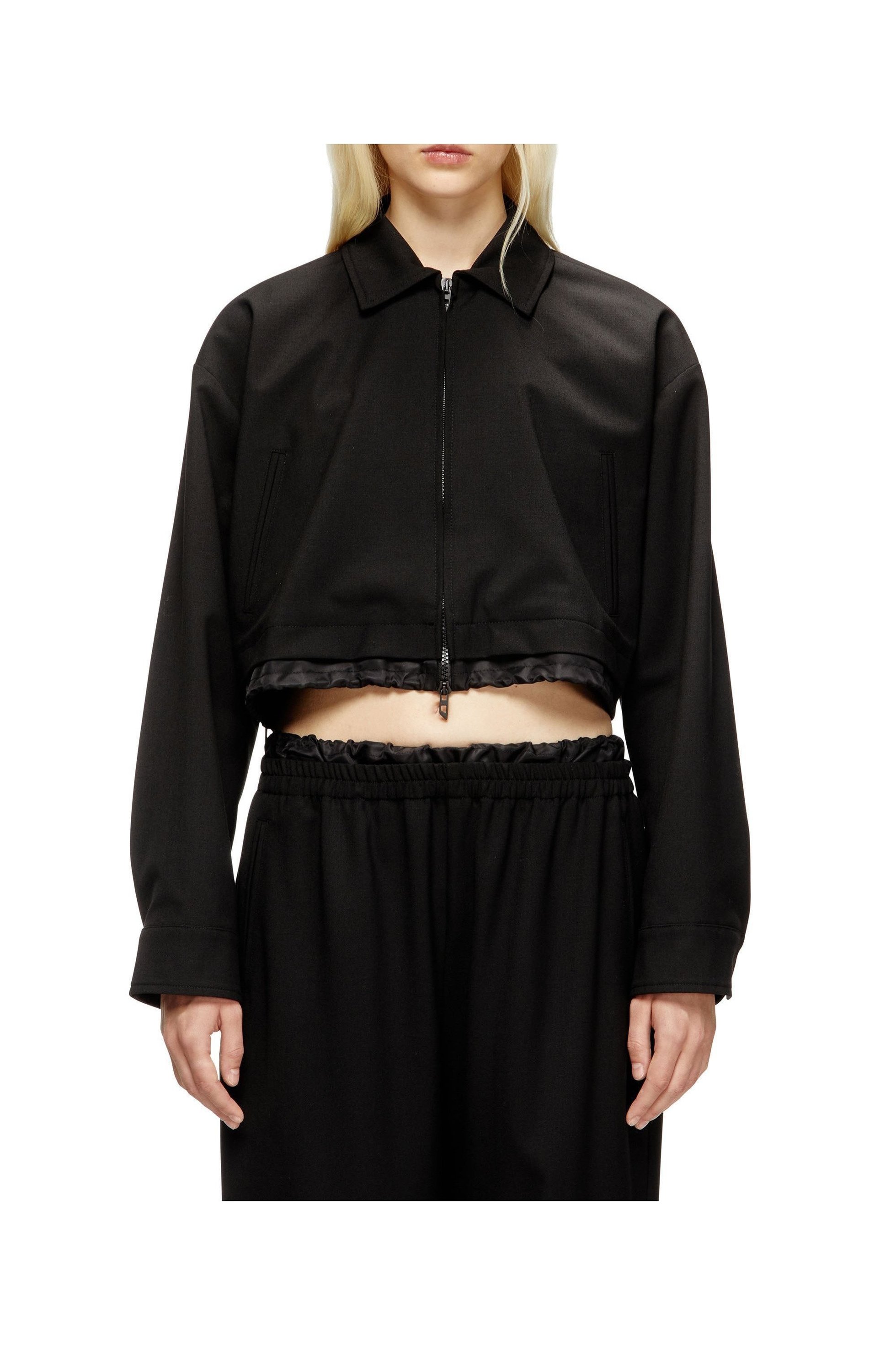 【ディーゼル/DIESEL】のウィメンズ ジャケット J-TING-FEM-R2 人気、トレンドファッション・服の通販 founy(ファニー) 　ファッション　Fashion　レディースファッション　Fashion for Women　アウター　Coat / Outerwear Collection　レディースジャケット・軽アウター　Jackets　オーバル　Oval Design　クロップド　Cropped, Short Length　ジャケット　Jacket, Outerwear　スポーティ　Sporty, Casual Athletic　チャーム　Charm, Pendant　ドローストリング　Drawstring, Pull Cord　ファブリック　Fabric, Textile　ボックス　Boxy, Box Shape　エレガント 上品　Elegant　 other-1|ID: prp329100004624271 ipo3291000000033485782