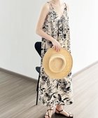 【ミニミニストア/miniministore】の水墨画風キャミワンピース Vネックワンピ 人気、トレンドファッション・服の通販 founy(ファニー) ファッション Fashion レディースファッション Fashion for Women ワンピース Dresses キャミソールワンピース Camisole Dresses キャミワンピース Cami Dress, Slip Dress サンダル Sandals, Summer Shoes ノースリーブ Sleeveless, No-Sleeve リゾート Resort, Vacation Style リボン Ribbon, Bow リラックス Relax, Relaxed Fit ロング Long, Long-Length 夏 Summer 旅行 Travel thumbnail アイボリー|ID: prp329100004624282 ipo3291000000033206387