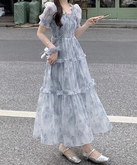 【ミニミニストア/miniministore】のティアードロングワンピースレディース夏服 人気、トレンドファッション・服の通販 founy(ファニー) ファッション Fashion レディースファッション Fashion for Women ワンピース Dresses おすすめ Recommended / Our Picks ガーリー Girly, Feminine Style サンダル Sandals, Summer Shoes シフォン Chiffon, Lightweight Fabric シャーリング Shirring, Ruched スニーカー Sneakers, Trainers フェミニン Feminine, Girly リゾート Resort, Vacation Style 半袖 Short Sleeve, Half Sleeve 夏 Summer 旅行 Travel |ID:prp329100004624283