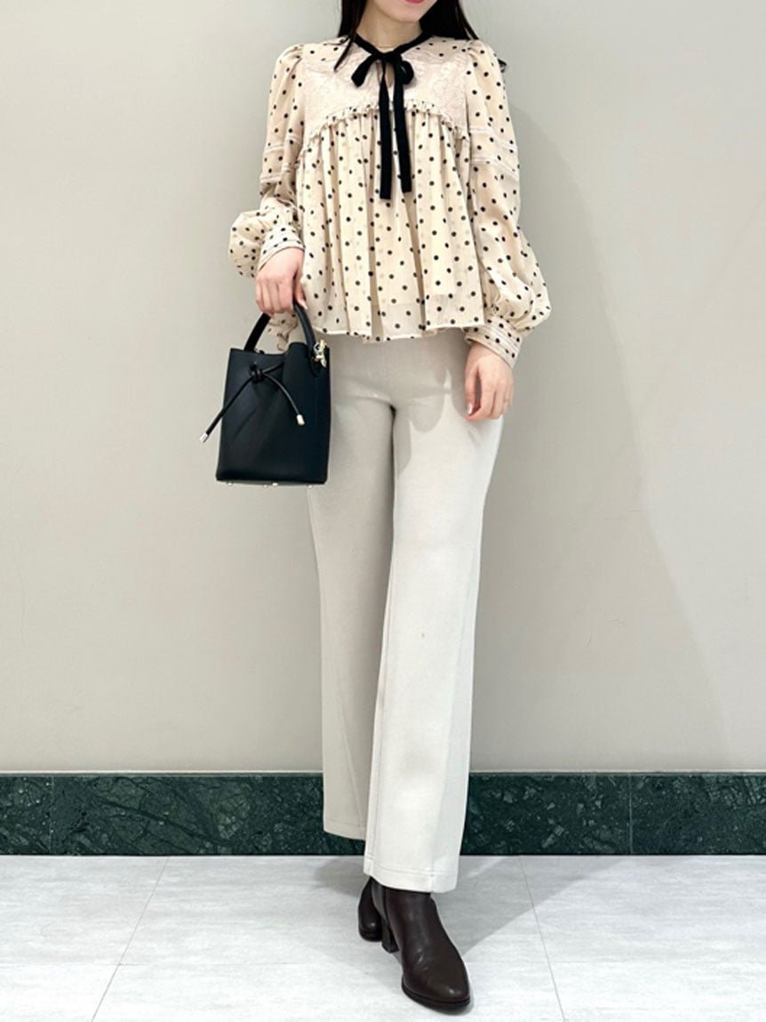 【スナイデル/SNIDEL】のフレアカットパンツ インテリア・キッズ・メンズ・レディースファッション・服の通販 founy(ファニー) 　ファッション　Fashion　レディースファッション　Fashion for Women　パンツ　Pants & Trousers　カットソー　Cut and Sewn Top　シンプル　Simple, Minimal　フレア　Flare, Flared　春　Spring　BEG[037]|ID: prp329100004624311 ipo3291000000033206773
