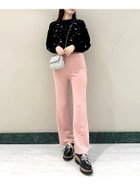 【スナイデル/SNIDEL】のフレアカットパンツ 人気、トレンドファッション・服の通販 founy(ファニー) ファッション Fashion レディースファッション Fashion for Women パンツ Pants & Trousers カットソー Cut and Sewn Top シンプル Simple, Minimal フレア Flare, Flared 春 Spring thumbnail PNK[066]|ID: prp329100004624311 ipo3291000000033206775
