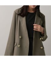 【グローバルワーク/GLOBAL WORK】のMATINEE LINE/MIXストレッチWジャケット/583736 人気、トレンドファッション・服の通販 founy(ファニー) ファッション Fashion レディースファッション Fashion for Women アウター Coat / Outerwear Collection レディースジャケット・軽アウター Jackets おすすめ Recommended / Our Picks シンプル Simple, Minimal ジャケット Jacket, Outerwear ストレッチ Stretch, Stretchy Fabric ストレート Straight, Straight Cut セットアップ Set-Up, Coordinated Outfit ダブル Double, Double-Breasted デニム Denim, Jeans Material 夏 Summer 秋 Autumn |ID:prp329100004624315