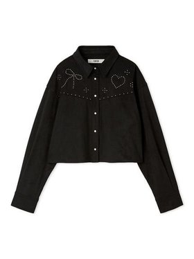 【ファーファー/FURFUR】のスタッズデザインシャツジャケット 人気、トレンドファッション・服の通販 founy(ファニー) ファッション Fashion レディースファッション Fashion for Women アウター Coat / Outerwear Collection レディースジャケット・軽アウター Jackets ジャケット Jacket, Outerwear スタッズ Studs, Metal Accents パール Pearl, Pearl Accent フェミニン Feminine, Girly リボン Ribbon, Bow ワイド Wide, Wide Fit 切替 Switching, Contrast Panel 羽織 Haori, Light Jacket |ID:prp329100004624327