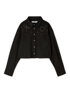 【ファーファー/FURFUR】のスタッズデザインシャツジャケット 人気、トレンドファッション・服の通販 founy(ファニー) ファッション Fashion レディースファッション Fashion for Women アウター Coat / Outerwear Collection レディースジャケット・軽アウター Jackets ジャケット Jacket, Outerwear スタッズ Studs, Metal Accents パール Pearl, Pearl Accent フェミニン Feminine, Girly リボン Ribbon, Bow ワイド Wide, Wide Fit 切替 Switching, Contrast Panel 羽織 Haori, Light Jacket thumbnail BLK[009]|ID: prp329100004624327 ipo3291000000033206978