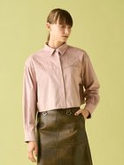 【ファーファー/FURFUR】のスタッズデザインシャツジャケット 人気、トレンドファッション・服の通販 founy(ファニー) ファッション Fashion レディースファッション Fashion for Women アウター Coat / Outerwear Collection レディースジャケット・軽アウター Jackets ジャケット Jacket, Outerwear スタッズ Studs, Metal Accents パール Pearl, Pearl Accent フェミニン Feminine, Girly リボン Ribbon, Bow ワイド Wide, Wide Fit 切替 Switching, Contrast Panel 羽織 Haori, Light Jacket thumbnail PNK[066]|ID: prp329100004624327 ipo3291000000033206980