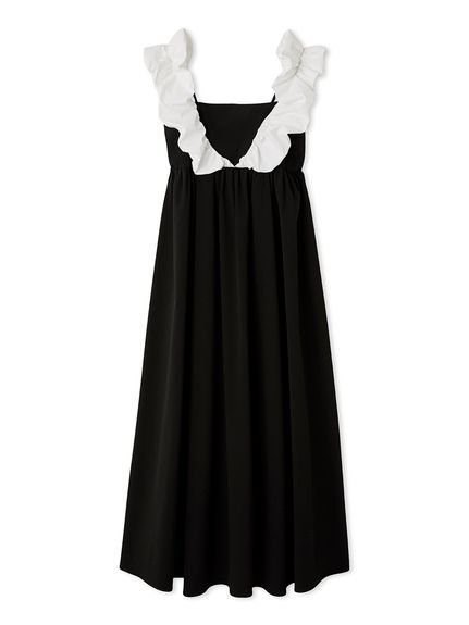 【リリーブラウン/Lily Brown】のエンジェルスリーブボリュームワンピース インテリア・キッズ・メンズ・レディースファッション・服の通販 founy(ファニー) 　ファッション　Fashion　レディースファッション　Fashion for Women　ワンピース　Dresses　スリーブ　Sleeve, Long Sleeve / Short Sleeve　バルーン　Balloon, Balloon Silhouette　旅行　Travel　BLK[009]|ID: prp329100004624342 ipo3291000000033207160