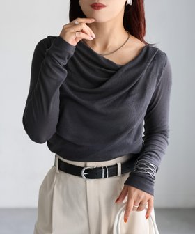 【リベリー/Riberry】のドレープデザインシアートップス 人気、トレンドファッション・服の通販 founy(ファニー) ファッション Fashion レディースファッション Fashion for Women トップス・カットソー Cut & Sew Tops インナー Innerwear キャミ Camisole, Cami Top ギャザー Gathered, Ruffled スラックス Slacks, Dress Pants チューブ Tube, Tube Top デコルテ Décolleté, Neckline デニム Denim, Jeans Material なめらか Smooth, Silky Texture 長袖 Long Sleeve, Full Sleeve バランス Balance, Style Balance マーメイド Mermaid, Fishtail Silhouette おすすめ Recommended / Our Picks エレガント 上品 Elegant |ID:prp329100004624487