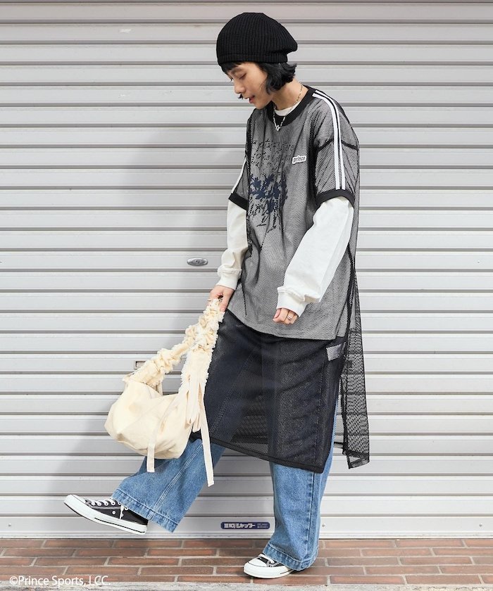 【フリークスストア/FREAK'S STORE】のprince メッシュラインワンピース/シアーワンピース 24SS インテリア・キッズ・メンズ・レディースファッション・服の通販 founy(ファニー) 　ファッション　Fashion　レディースファッション　Fashion for Women　ワンピース　Dresses　2024年　2024　2024春夏・S/S　Spring/Summer 2024 SS24　おすすめ　Recommended / Our Picks　スペシャル　Special, Limited Edition　スポーツ　Sports, Activewear　スリット　Slit, Slit Detail　タンク　Tank Top, Sleeveless Top　デニム　Denim, Jeans Material　トレンド　Trend, Trending Now　ボトム　Bottoms, Lower Wear　ミックス　Mix, Mixed Style　メッシュ　Mesh, Net Fabric　ワンポイント　One Point, Statement Accent　半袖　Short Sleeve, Half Sleeve　夏　Summer　春　Spring　S/S・春夏　SS, Spring/Summer, Warm Season　ブラック|ID: prp329100004624515 ipo3291000000033213124
