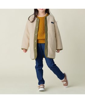 【ビームス/BEAMS / KIDS】のボアキルト リバーシブル ノーカラーコート(90~150cm) 人気、トレンドファッション・服の通販 founy(ファニー) ファッション Fashion キッズファッション Fashion for Kids インナー Innerwear キルト Quilt, Quilted Fabric コンビ Combo, Combination Style タートルネック Turtleneck, High Neck マフラー Scarf, Muffler リバーシブル Reversible, Two-Sided A/W・秋冬 Autumn/Winter 防寒 Cold Protection, Winter-Ready |ID:prp329100004624551