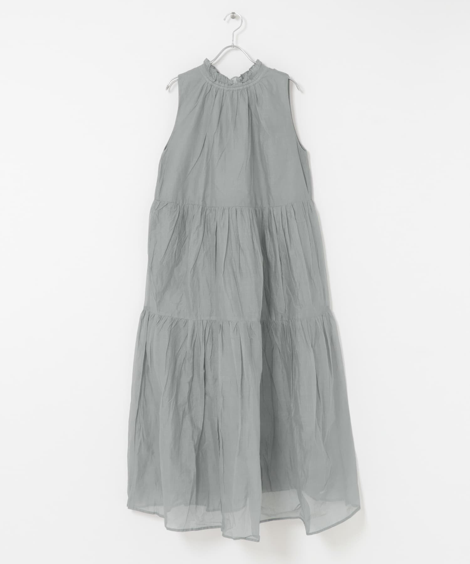 【アーバンリサーチ ロッソ/URBAN RESEARCH ROSSO】のMARILYN MOON sheer cotton gather dress インテリア・キッズ・メンズ・レディースファッション・服の通販 founy(ファニー) 　ファッション　Fashion　レディースファッション　Fashion for Women　ワンピース　Dresses　フォーマル・パーティードレス・結婚式用ドレス　Elegant & Casual Dresses　インド　Indian Textile　ヴィンテージ　Vintage Style　シアー　Sheer, See-Through　シャーリング　Shirring, Ruched　ティアード　Tiered, Tiered Style　ドレープ　Drape, Draping Fabric　フェミニン　Feminine, Girly　フリル　Frill, Ruffle　モダン　Modern, Contemporary　リゾート　Resort, Vacation Style　リュクス　Luxury, Elegant, High-End, Chic　A/W・秋冬　Autumn/Winter　冬　Winter / This Winter　おすすめ　Recommended / Our Picks　2025年　2025　2025-2026秋冬・A/W　Autumn/Winter 2025–26 AW25–26　GRAY|ID: prp329100004624864 ipo3291000000033219323