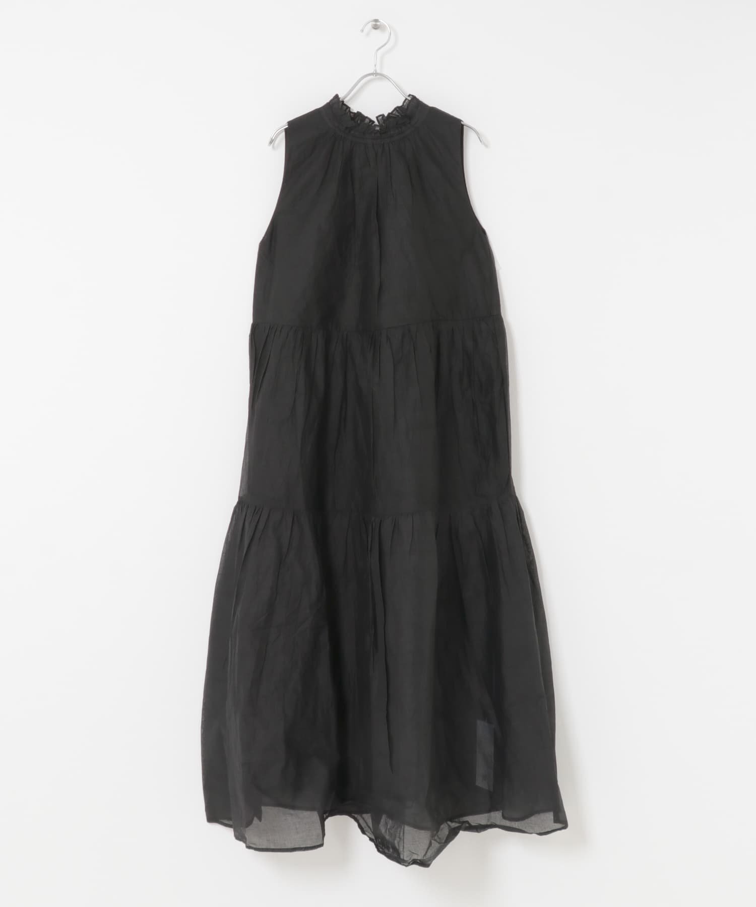 【アーバンリサーチ ロッソ/URBAN RESEARCH ROSSO】のMARILYN MOON sheer cotton gather dress インテリア・キッズ・メンズ・レディースファッション・服の通販 founy(ファニー) 　ファッション　Fashion　レディースファッション　Fashion for Women　ワンピース　Dresses　フォーマル・パーティードレス・結婚式用ドレス　Elegant & Casual Dresses　インド　Indian Textile　ヴィンテージ　Vintage Style　シアー　Sheer, See-Through　シャーリング　Shirring, Ruched　ティアード　Tiered, Tiered Style　ドレープ　Drape, Draping Fabric　フェミニン　Feminine, Girly　フリル　Frill, Ruffle　モダン　Modern, Contemporary　リゾート　Resort, Vacation Style　リュクス　Luxury, Elegant, High-End, Chic　A/W・秋冬　Autumn/Winter　冬　Winter / This Winter　おすすめ　Recommended / Our Picks　2025年　2025　2025-2026秋冬・A/W　Autumn/Winter 2025–26 AW25–26　BLACK|ID: prp329100004624864 ipo3291000000033219327