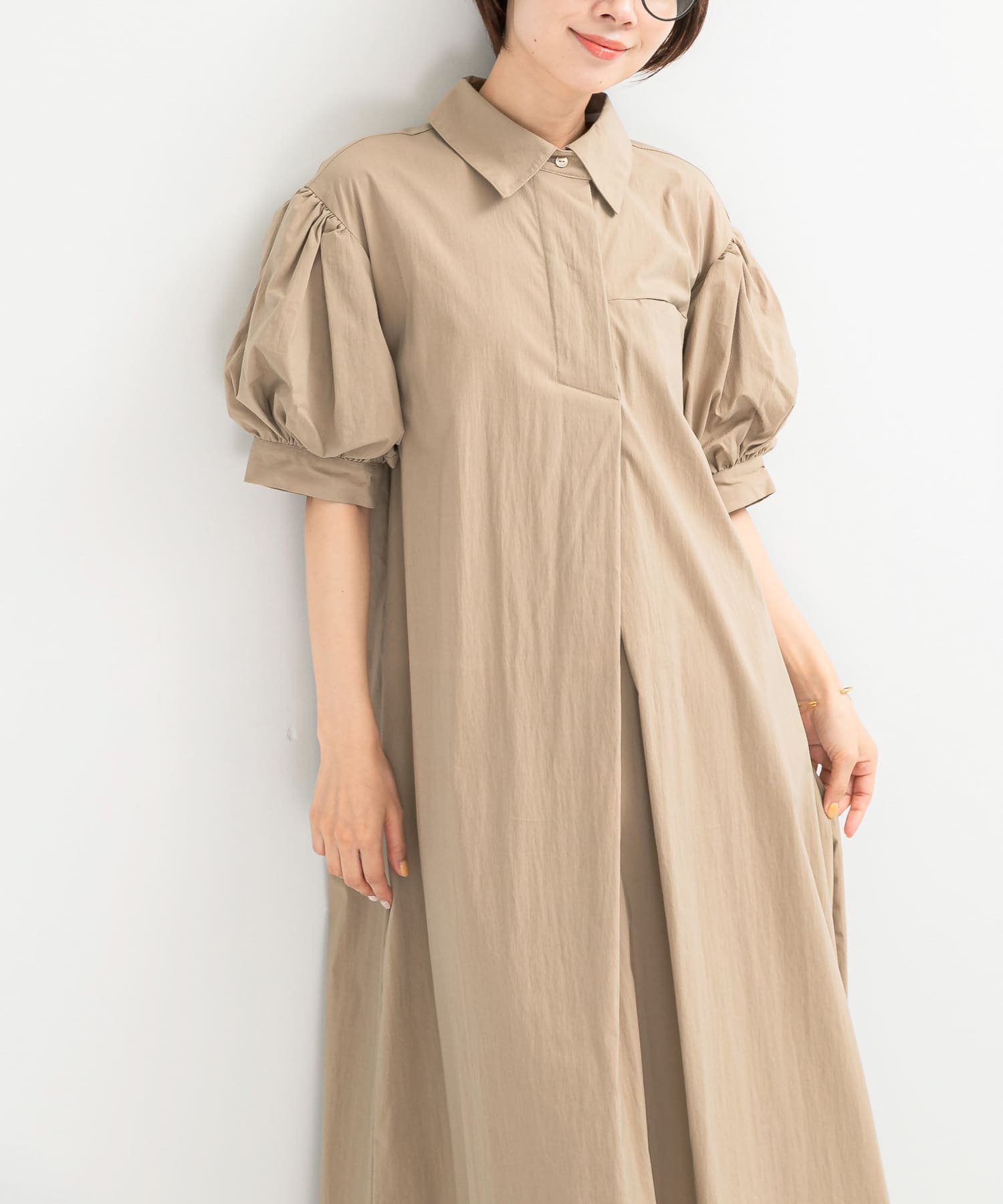 【アーバンリサーチ ロッソ/URBAN RESEARCH ROSSO】のELENDEEK FORM SHIRT ONE-PIECE インテリア・キッズ・メンズ・レディースファッション・服の通販 founy(ファニー) 　ファッション　Fashion　レディースファッション　Fashion for Women　トップス・カットソー　Cut & Sew Tops　シャツ・ブラウス・オフィスカジュアル　Elegant Blouses & Button-Ups　2025年　2025　2025-2026秋冬・A/W　Autumn/Winter 2025–26 AW25–26　冬　Winter / This Winter　シンプル　Simple, Minimal　スリーブ　Sleeve, Long Sleeve / Short Sleeve　ヨーク　Yoke, Yoke Design　エレガント 上品　Elegant　半袖　Short Sleeve, Half Sleeve　A/W・秋冬　Autumn/Winter　BGE|ID: prp329100004624866 ipo3291000000033633578