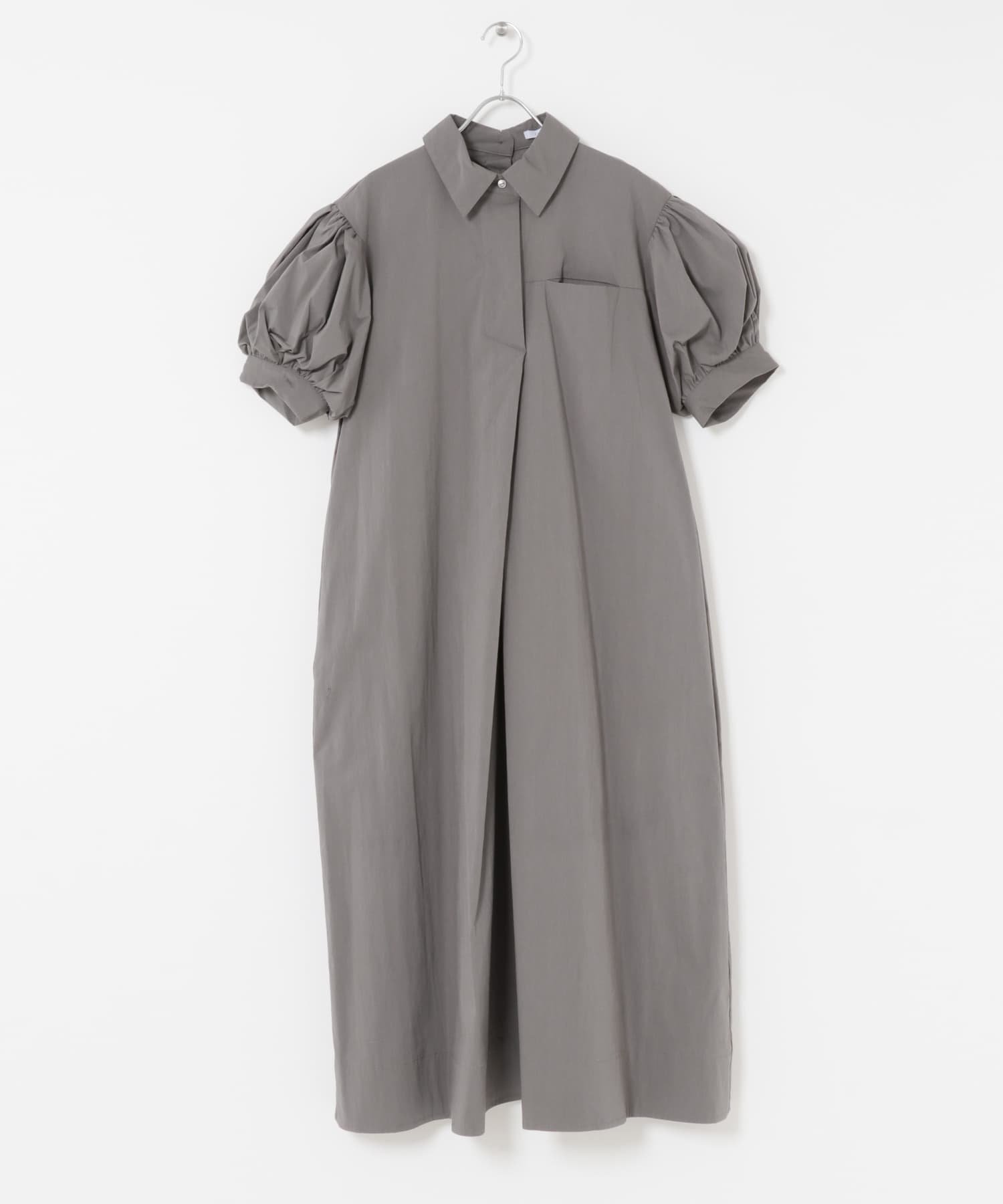 【アーバンリサーチ ロッソ/URBAN RESEARCH ROSSO】のELENDEEK FORM SHIRT ONE-PIECE インテリア・キッズ・メンズ・レディースファッション・服の通販 founy(ファニー) 　ファッション　Fashion　レディースファッション　Fashion for Women　トップス・カットソー　Cut & Sew Tops　シャツ・ブラウス・オフィスカジュアル　Elegant Blouses & Button-Ups　2025年　2025　2025-2026秋冬・A/W　Autumn/Winter 2025–26 AW25–26　冬　Winter / This Winter　シンプル　Simple, Minimal　スリーブ　Sleeve, Long Sleeve / Short Sleeve　ヨーク　Yoke, Yoke Design　エレガント 上品　Elegant　半袖　Short Sleeve, Half Sleeve　A/W・秋冬　Autumn/Winter　GRY|ID: prp329100004624866 ipo3291000000033633581