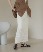 【ローリーズファーム/LOWRYS FARM】のパッチワークレーススカート アイボリー08|ID: prp329100004624893 ipo3291000000033220274