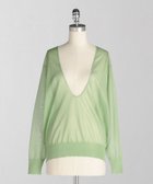 【ユナイテッドアローズ/UNITED ARROWS】のLOEFF シアー Vネック ニット プルオーバー 人気、トレンドファッション・服の通販 founy(ファニー) ファッション Fashion レディースファッション Fashion for Women トップス・カットソー Cut & Sew Tops ニット Knit Tops & Sweaters カジュアルプルオーバー・ニットトップス Pullovers & Knit Tops / Casual Pullovers Vネックトップス V-Neck Tops / V-Cut Neckline Shirts おすすめ Recommended / Our Picks インナー Innerwear シアー Sheer, See-Through タンク Tank Top, Sleeveless Top デコルテ Décolleté, Neckline デニム Denim, Jeans Material ドレープ Drape, Draping Fabric ワイド Wide, Wide Fit エレガント 上品 Elegant thumbnail LIME|ID: prp329100004624903 ipo3291000000033220569