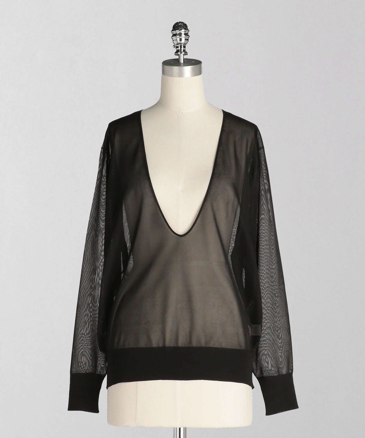 【ユナイテッドアローズ/UNITED ARROWS】のLOEFF シアー Vネック ニット プルオーバー インテリア・キッズ・メンズ・レディースファッション・服の通販 founy(ファニー) 　ファッション　Fashion　レディースファッション　Fashion for Women　トップス・カットソー　Cut & Sew Tops　ニット　Knit Tops & Sweaters　カジュアルプルオーバー・ニットトップス　Pullovers & Knit Tops / Casual Pullovers　Vネックトップス　V-Neck Tops / V-Cut Neckline Shirts　おすすめ　Recommended / Our Picks　インナー　Innerwear　シアー　Sheer, See-Through　タンク　Tank Top, Sleeveless Top　デコルテ　Décolleté, Neckline　デニム　Denim, Jeans Material　ドレープ　Drape, Draping Fabric　ワイド　Wide, Wide Fit　エレガント 上品　Elegant　BLACK|ID: prp329100004624903 ipo3291000000033220572