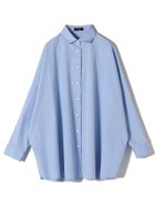 【シップス フォー ウィメン/SHIPS】のSHIPS Primary Navy Label 手洗い可能 ALBINIコットンビッグワイズシャツ 人気、トレンドファッション・服の通販 founy(ファニー) ファッション Fashion レディースファッション Fashion for Women トップス・カットソー Cut & Sew Tops シャツ・ブラウス・オフィスカジュアル Elegant Blouses & Button-Ups イタリア Italy スタンダード Standard, Basic 定番 Standard, Basic Item ブロード Broadcloth, Fine Cotton ベーシック Basic, Essential ボトム Bottoms, Lower Wear リラックス Relax, Relaxed Fit ワイド Wide, Wide Fit おすすめ Recommended / Our Picks thumbnail サックスブルー|ID: prp329100004624912 ipo3291000000033220960