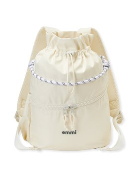 【エミ/emmi】の撥水 emmiロゴマルチバックパック 人気、トレンドファッション・服の通販 founy(ファニー) ファッション Fashion レディースファッション Fashion for Women バッグ Bags ショルダー Shoulder, Shoulder Strap 巾着 Drawstring Bag, Kinchaku |ID:prp329100004624930