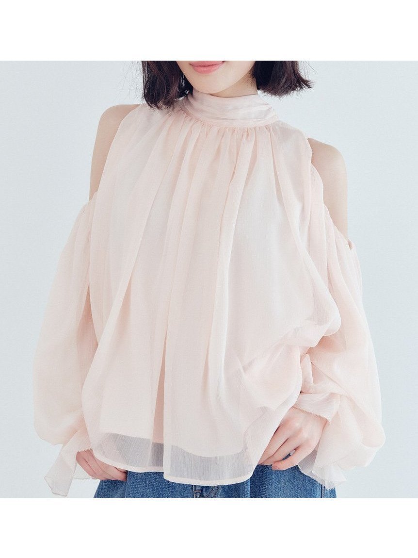 【リリーブラウン/Lily Brown】の【WEB限定カラー】ドレープボウタイシフォンブラウス インテリア・キッズ・メンズ・レディースファッション・服の通販 founy(ファニー) 　ファッション　Fashion　レディースファッション　Fashion for Women　トップス・カットソー　Cut & Sew Tops　シャツ・ブラウス・オフィスカジュアル　Elegant Blouses & Button-Ups　【WEB限定カラー】PNK[066]|ID: prp329100004624935 ipo3291000000033221624