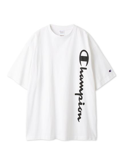 【フレイ アイディー/FRAY I.D】の【Champion】ピグメントロゴビッグTシャツ 人気、トレンドファッション・服の通販 founy(ファニー) 　ファッション　Fashion　レディースファッション　Fashion for Women　トップス・カットソー　Cut & Sew Tops　シャツ・ブラウス・オフィスカジュアル　Elegant Blouses & Button-Ups　ロングTシャツ・Tシャツ　Longline T-Shirts & Tees　おすすめ　Recommended / Our Picks　カットソー　Cut and Sewn Top　フェミニン　Feminine, Girly　プリント　Print, Printed Pattern　ボトム　Bottoms, Lower Wear　ミックス　Mix, Mixed Style　モノトーン　Monotone, Black and White　ヴィンテージ　Vintage Style　 other-1|ID: prp329100004624980 ipo3291000000033222141