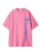 【フレイ アイディー/FRAY I.D】の【Champion】ピグメントロゴビッグTシャツ 人気、トレンドファッション・服の通販 founy(ファニー) ファッション Fashion レディースファッション Fashion for Women トップス・カットソー Cut & Sew Tops シャツ・ブラウス・オフィスカジュアル Elegant Blouses & Button-Ups ロングTシャツ・Tシャツ Longline T-Shirts & Tees おすすめ Recommended / Our Picks カットソー Cut and Sewn Top フェミニン Feminine, Girly プリント Print, Printed Pattern ボトム Bottoms, Lower Wear ミックス Mix, Mixed Style モノトーン Monotone, Black and White ヴィンテージ Vintage Style thumbnail PNK[066]|ID: prp329100004624980 ipo3291000000033222145
