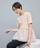 【ノーリーズ/NOLLEY'S】のポンチ×オーガンジーペプラムプルオーバーカットソー ベビーピンク|ID: prp329100004624983 ipo3291000000033521537