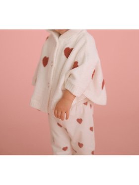 【ジェラート ピケ/gelato pique / KIDS】の【BABY】エアリーモコハートポンチョ 人気、トレンドファッション・服の通販 founy(ファニー) ファッション Fashion キッズファッション Fashion for Kids |ID:prp329100004625139