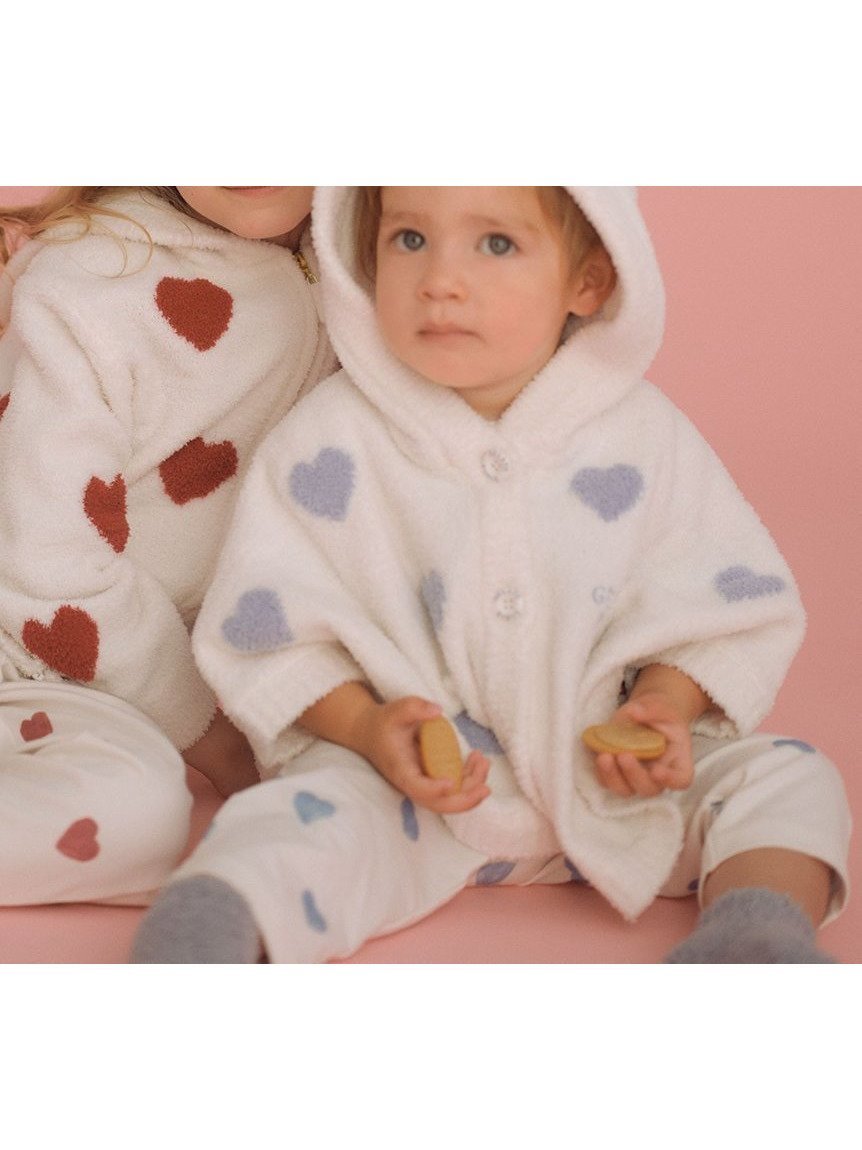 【ジェラート ピケ/gelato pique / KIDS】の【BABY】エアリーモコハートポンチョ インテリア・キッズ・メンズ・レディースファッション・服の通販 founy(ファニー) 　ファッション　Fashion　キッズファッション　Fashion for Kids　BLU[086]|ID: prp329100004625139 ipo3291000000033461602
