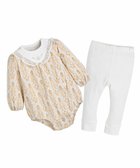 【モイモルン/moimoln / KIDS】の【2点セット】レース襟ロンパース レギンス ベージュ|ID: prp329100004625160 ipo3291000000033507867