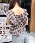 【イング/INGNI】の【WEB限定】フリルペプラムブラウス 人気、トレンドファッション・服の通販 founy(ファニー) ファッション Fashion レディースファッション Fashion for Women トップス・カットソー Cut & Sew Tops シャツ・ブラウス・オフィスカジュアル Elegant Blouses & Button-Ups インナー Innerwear シアー Sheer, See-Through シャーリング Shirring, Ruched シューズ Shoes, Footwear スマホ Smartphone, Mobile Device スラックス Slacks, Dress Pants ダウン Down, Puffer チェーン Chain, Chain Strap デニム Denim, Jeans Material ドット Polka Dot, Dot Pattern 定番 Standard, Basic Item ノースリーブ Sleeveless, No-Sleeve バレエ Ballet, Ballet Style フリル Frill, Ruffle ペプラム Peplum, Flared Hem マーメイド Mermaid, Fishtail Silhouette ロマンティック Romantic, Feminine Style ロング Long, Long-Length おすすめ Recommended / Our Picks エレガント 上品 Elegant thumbnail ブラウン/チェック|ID: prp329100004625171 ipo3291000000033422826