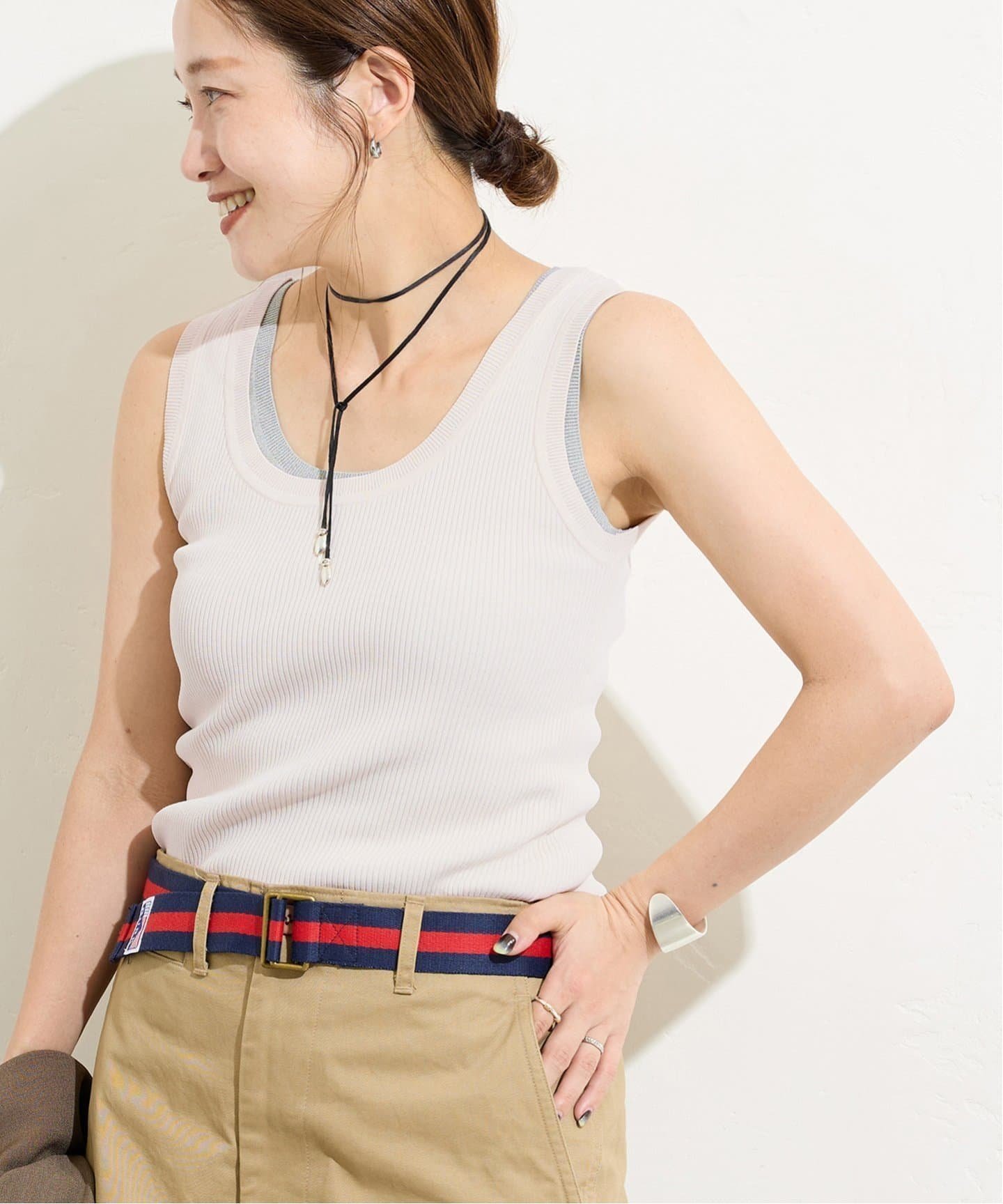 【ジャーナルスタンダード/JOURNAL STANDARD】の《追加4》Uネックニットタンク インテリア・キッズ・メンズ・レディースファッション・服の通販 founy(ファニー) 　ファッション　Fashion　レディースファッション　Fashion for Women　トップス・カットソー　Cut & Sew Tops　ニット　Knit Tops & Sweaters　2025年　2025　2025-2026秋冬・A/W　Autumn/Winter 2025–26 AW25–26　ナチュラル|ID: prp329100004625178 ipo3291000000033225663