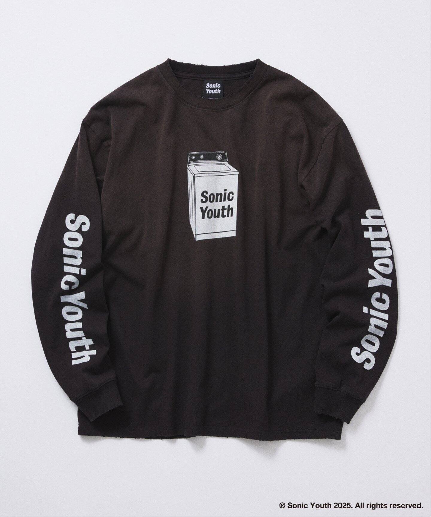 【ジャーナルスタンダード/JOURNAL STANDARD / MEN】のSONIC YOUTH / ソニック・ユース 別注 プリント ロング Tシャツ インテリア・キッズ・メンズ・レディースファッション・服の通販 founy(ファニー) 　ファッション　Fashion　メンズファッション　Fashion for Men　おすすめ　Recommended / Our Picks　グラフィック　Graphic, Graphic Design　ニューヨーク　New York, NYC Style　プリント　Print, Printed Pattern　ロング　Long, Long-Length　別注　Limited Edition, Custom Order　ブラック|ID: prp329100004625214 ipo3291000000033226716