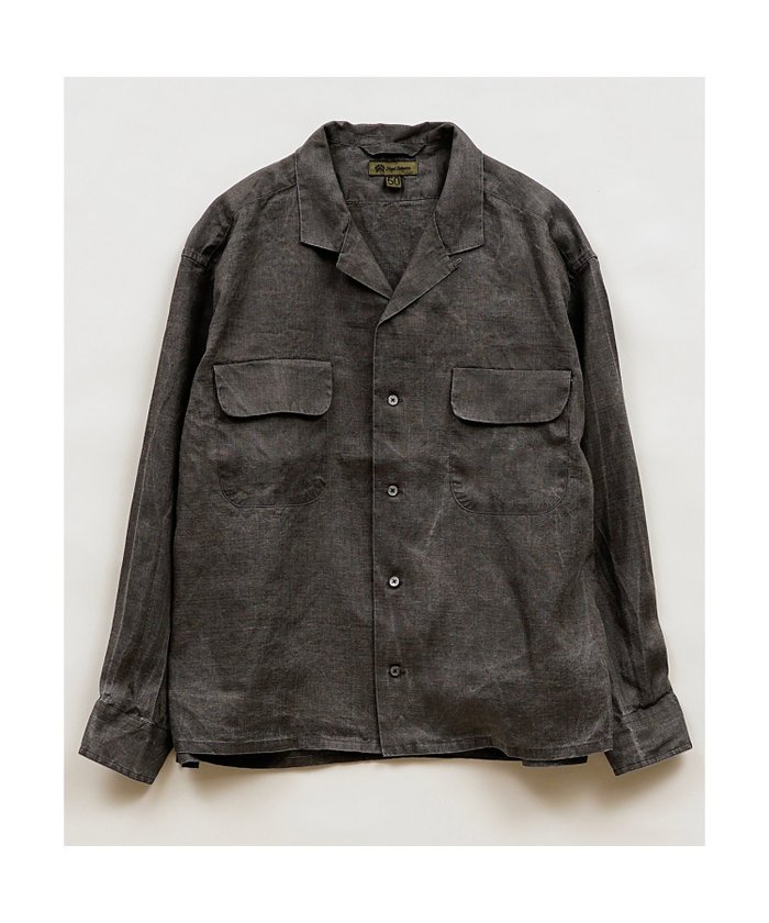 【ナイジェルケーボン/NIGEL CABOURN / MEN】のMAN / オープンカラーシャツ - ヘンプ インテリア・キッズ・メンズ・レディースファッション・服の通販 founy(ファニー) https://founy.com/ ファッション Fashion メンズファッション Fashion for Men リネン Linen, Linen Fabric 夏 Summer |ID: prp329100004625230 ipo3291000000033227207