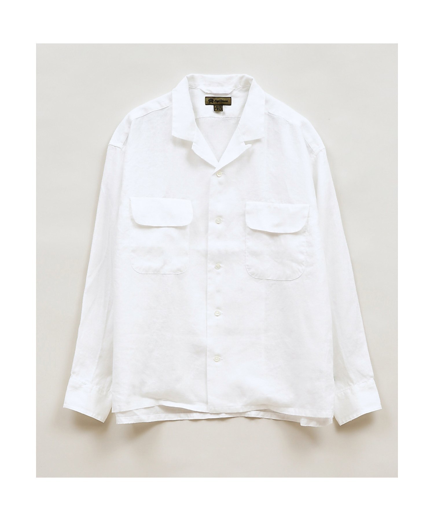 【ナイジェルケーボン/NIGEL CABOURN / MEN】のMAN / オープンカラーシャツ - ヘンプ インテリア・キッズ・メンズ・レディースファッション・服の通販 founy(ファニー) 　ファッション　Fashion　メンズファッション　Fashion for Men　リネン　Linen, Linen Fabric　夏　Summer　オフホワイト|ID: prp329100004625230 ipo3291000000033227209