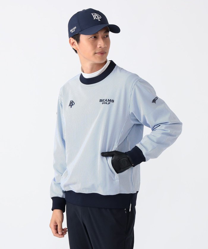 【その他のブランド/Other】のMEN PURPLE LABEL / スフィダンテ 刺繍ロゴサッカーストライプ ピステ【撥水】 インテリア・キッズ・メンズ・レディースファッション・服の通販 founy(ファニー) https://founy.com/ ファッション Fashion メンズファッション Fashion for Men カッティング Cutting Detail サッカー Seersucker, Summer Fabric ストライプ Stripe, Striped Pattern ストレッチ Stretch, Stretchy Fabric エレガント 上品 Elegant ゴルフ Golf |ID: prp329100004625233 ipo3291000000033227274