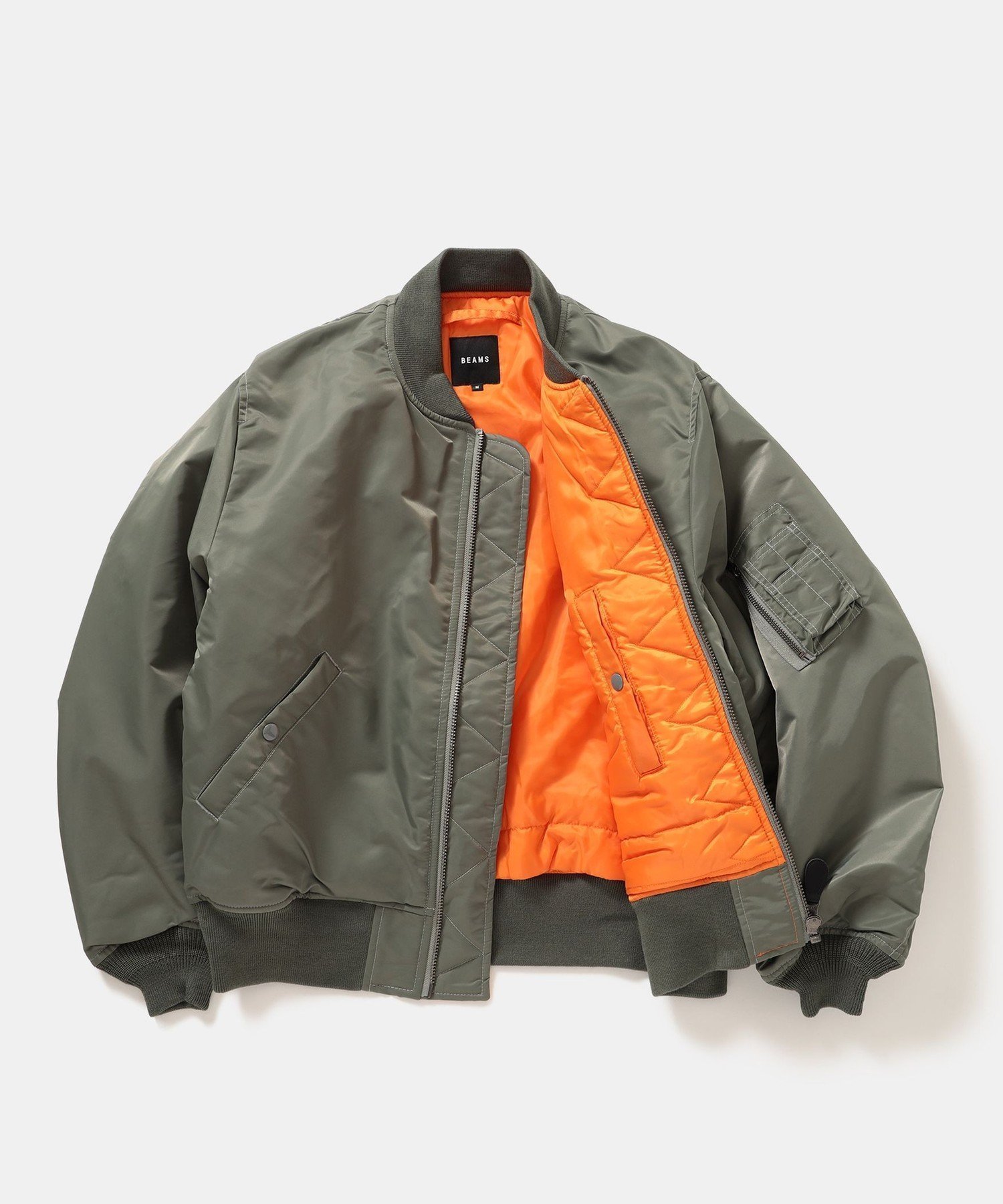 【ビームス/BEAMS / MEN】のMA-1 インテリア・キッズ・メンズ・レディースファッション・服の通販 founy(ファニー) 　ファッション　Fashion　メンズファッション　Fashion for Men　ジャケット　Jacket, Outerwear　リラックス　Relax, Relaxed Fit　ヴィンテージ　Vintage Style　軽量　Lightweight, Ultra Light　OLIVE|ID: prp329100004625238 ipo3291000000033227447