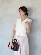 【スナイデル/SNIDEL】のSustainableチュールフリルニットプルオーバー 人気、トレンドファッション・服の通販 founy(ファニー) ファッション Fashion レディースファッション Fashion for Women トップス・カットソー Cut & Sew Tops ニット Knit Tops & Sweaters カジュアルプルオーバー・ニットトップス Pullovers & Knit Tops / Casual Pullovers おすすめ Recommended / Our Picks ウェーブ Wavy Pattern ストレート Straight, Straight Cut デコルテ Décolleté, Neckline バランス Balance, Style Balance フリル Frill, Ruffle フロント Front, Front Design ボーダー Border, Stripe リュクス Luxury, Elegant, High-End, Chic 人気 Popular, Best Seller 今季 This Season, Current Season 定番 Standard, Basic Item thumbnail IVR[003]|ID: prp329100004625257 ipo3291000000033227833