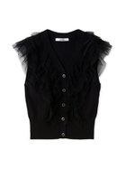 【スナイデル/SNIDEL】のSustainableチュールフリルニットプルオーバー 人気、トレンドファッション・服の通販 founy(ファニー) ファッション Fashion レディースファッション Fashion for Women トップス・カットソー Cut & Sew Tops ニット Knit Tops & Sweaters カジュアルプルオーバー・ニットトップス Pullovers & Knit Tops / Casual Pullovers おすすめ Recommended / Our Picks ウェーブ Wavy Pattern ストレート Straight, Straight Cut デコルテ Décolleté, Neckline バランス Balance, Style Balance フリル Frill, Ruffle フロント Front, Front Design ボーダー Border, Stripe リュクス Luxury, Elegant, High-End, Chic 人気 Popular, Best Seller 今季 This Season, Current Season 定番 Standard, Basic Item thumbnail BLK[009]|ID: prp329100004625257 ipo3291000000033227835