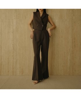 【アニュアンス/anuans】 スーチングセミフレアパンツ人気、トレンドファッション・服の通販 founy(ファニー) ファッション Fashion レディースファッション Fashion for Women パンツ Pants & Trousers センター Center, Center Line ドレープ Drape, Draping Fabric フレア Flare, Flared |ID:prp329100004625349