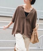 【スピック&スパン/Spick & Span】のコットンオーバーサイズカーディガン 人気、トレンドファッション・服の通販 founy(ファニー) ファッション Fashion レディースファッション Fashion for Women トップス・カットソー Cut & Sew Tops カーディガン・羽織り Layered Style Cardigans タンク Tank Top, Sleeveless Top ロング Long, Long-Length 夏 Summer thumbnail ブラウン|ID: prp329100004625573 ipo3291000000033720189
