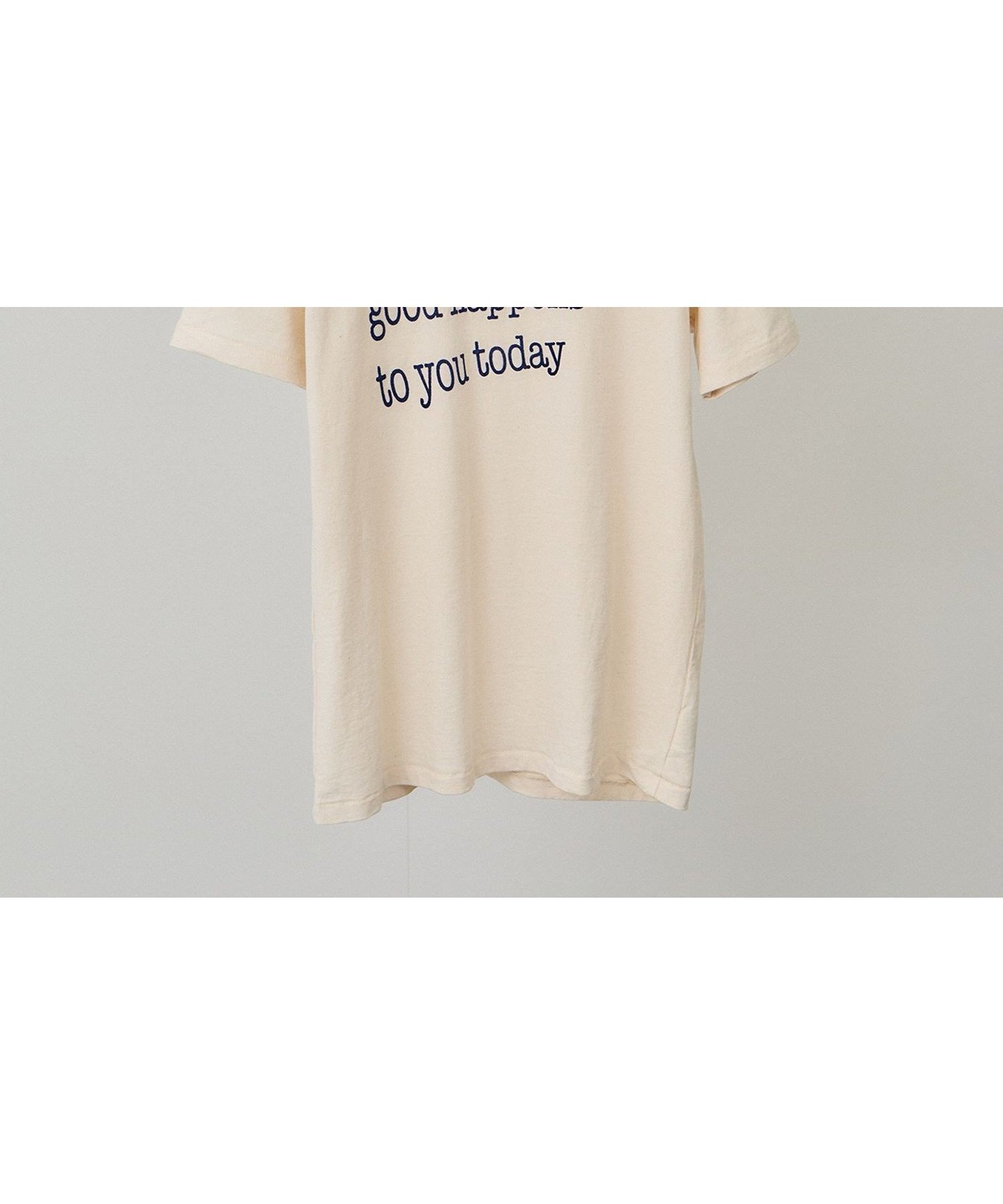【サロン アダム エ ロペ/SALON adam et rope'】の【MIXTA(ミクスタ)】I HOPE CREWNECK T-SHIRTS/クルーネックTシャツ インテリア・キッズ・メンズ・レディースファッション・服の通販 founy(ファニー) 　ファッション　Fashion　レディースファッション　Fashion for Women　トップス・カットソー　Cut & Sew Tops　シャツ・ブラウス・オフィスカジュアル　Elegant Blouses & Button-Ups　ロングTシャツ・Tシャツ　Longline T-Shirts & Tees　キナリ系(17)|ID: prp329100004625855 ipo3291000000033237537