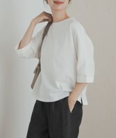 【アーバンリサーチ ドアーズ/URBAN RESEARCH DOORS】の『UR TECH』ドルマンロールスリーブTシャツ 人気、トレンドファッション・服の通販 founy(ファニー) ファッション Fashion レディースファッション Fashion for Women トップス・カットソー Cut & Sew Tops シャツ・ブラウス・オフィスカジュアル Elegant Blouses & Button-Ups ロングTシャツ・Tシャツ Longline T-Shirts & Tees 抗菌 Antibacterial, Bacteria-Resistant シンプル Simple, Minimal スリーブ Sleeve, Long Sleeve / Short Sleeve 定番 Standard, Basic Item 人気 Popular, Best Seller プレーン Plain, Simple リラックス Relax, Relaxed Fit ワイド Wide, Wide Fit S/S・春夏 SS, Spring/Summer, Warm Season 夏 Summer 2025年 2025 2025春夏・S/S Spring/Summer 2025 SS25 |ID:prp329100004625904