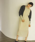 【ナノ ユニバース/nano universe】のシアーサッカーワンピース イエロー|ID:prp329100004625965