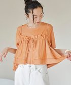 【コーエン/COEN】の【セットアイテム】配色リブキャミソールセットTシャツ ORANGE|ID: prp329100004625976 ipo3291000000033515931