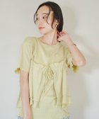 【コーエン/COEN】の【セットアイテム】配色リブキャミソールセットTシャツ LIME|ID: prp329100004625976 ipo3291000000033515937