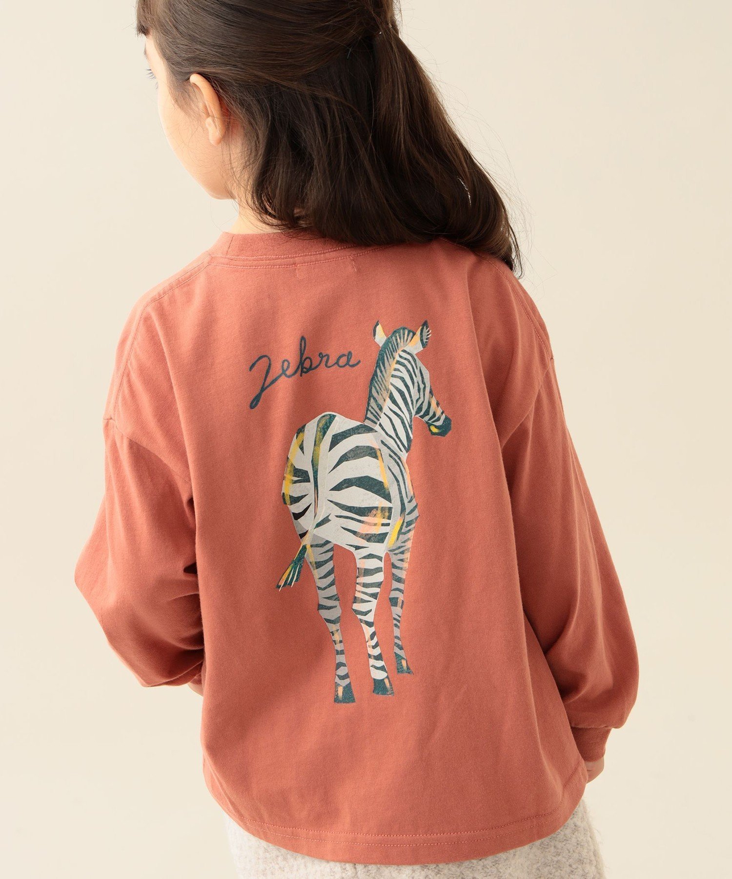 【ビームス ミニ/BEAMS mini / KIDS】のアニマル HIP ロングスリーブ Tシャツ 2025FW(90~140cm) インテリア・キッズ・メンズ・レディースファッション・服の通販 founy(ファニー) 　ファッション　Fashion　キッズファッション　Fashion for Kids　アニマル　Animal Print　スリーブ　Sleeve, Long Sleeve / Short Sleeve　長袖　Long Sleeve, Full Sleeve　ヒョウ　Leopard, Animal Print　フロント　Front, Front Design　プリント　Print, Printed Pattern　ボトム　Bottoms, Lower Wear　ロング　Long, Long-Length　Zebra|ID: prp329100004626011 ipo3291000000033481603