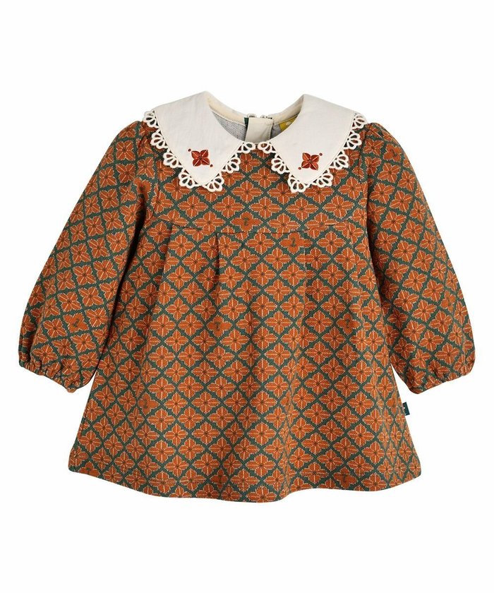 【モイモルン/moimoln / KIDS】のカミラジャガードワンピース インテリア・キッズ・メンズ・レディースファッション・服の通販 founy(ファニー) https://founy.com/ ファッション Fashion キッズファッション Fashion for Kids ワンピース Dresses レース Lace, Lace Fabric |ID: prp329100004626021 ipo3291000000033447222